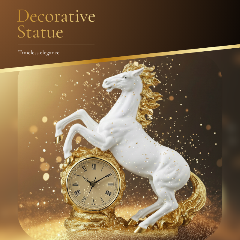 Decorative Statue Horse Design