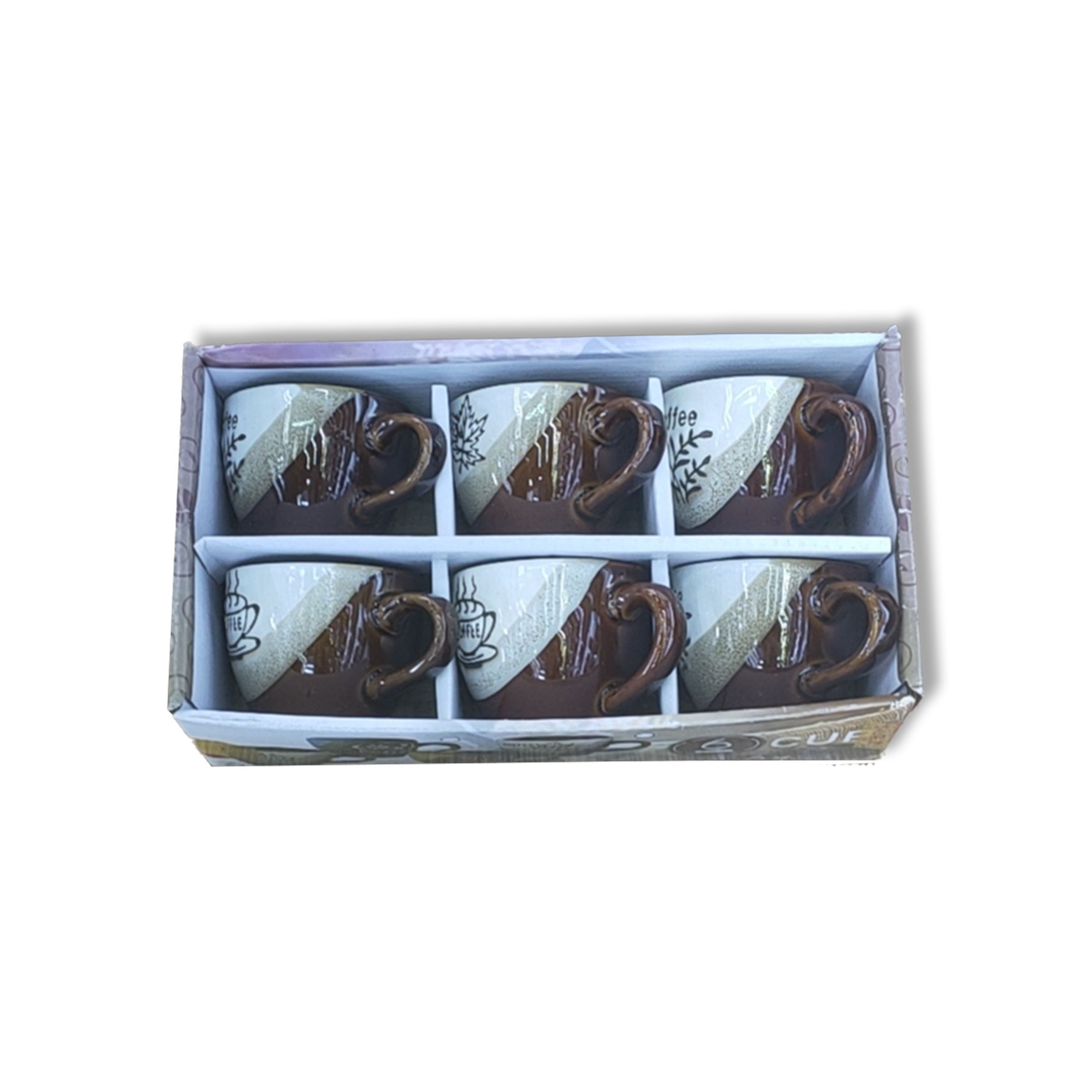 Coffee Cup Set 6Pcs Cups S05