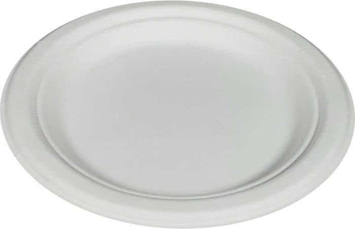 Eco-Craze - Bagasse Plate - 6.75inch Round